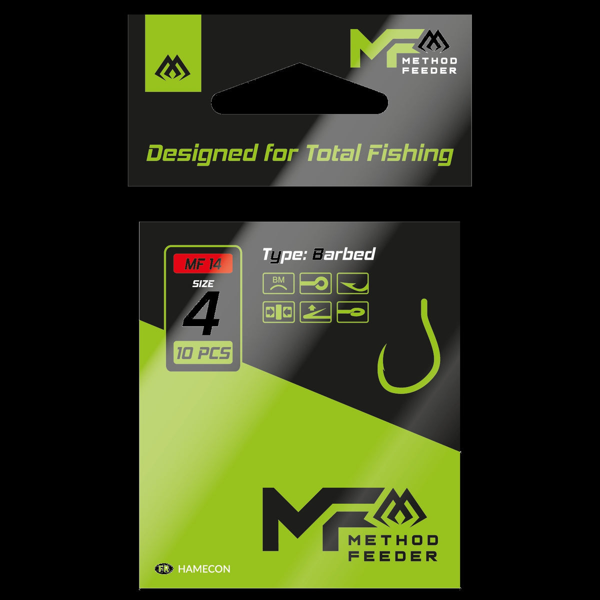 Mikado MF14 Barbless Hooks