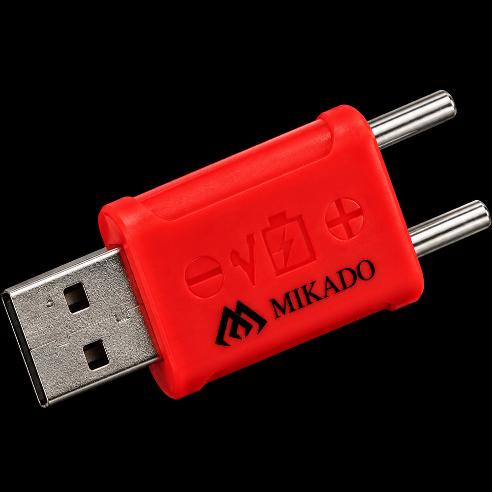 Mikado LIR425 accu set + USB-lader